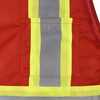 Radians Hi-Vis Econ TpO/Cl1 Two Tone Safety Vest-Red-2X SV22-1ZRM-2X